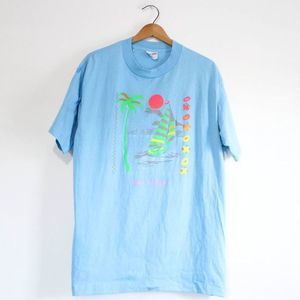 Vintage Blue Graphic Tee - Short Sleeve